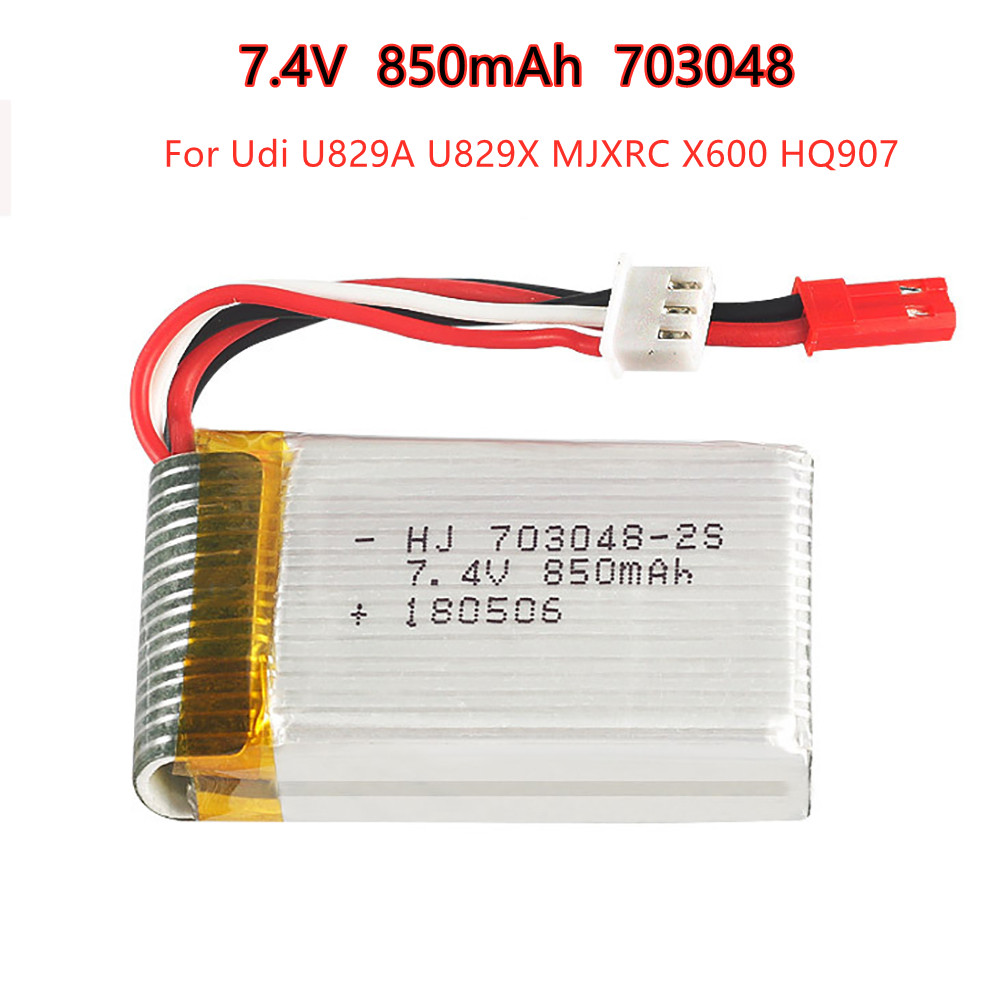 Rc Hobby & Maskinservice I Eskilstuna - 1-5個2s 7.4v 850mah 703048リポバッテリーudi U829A U829X