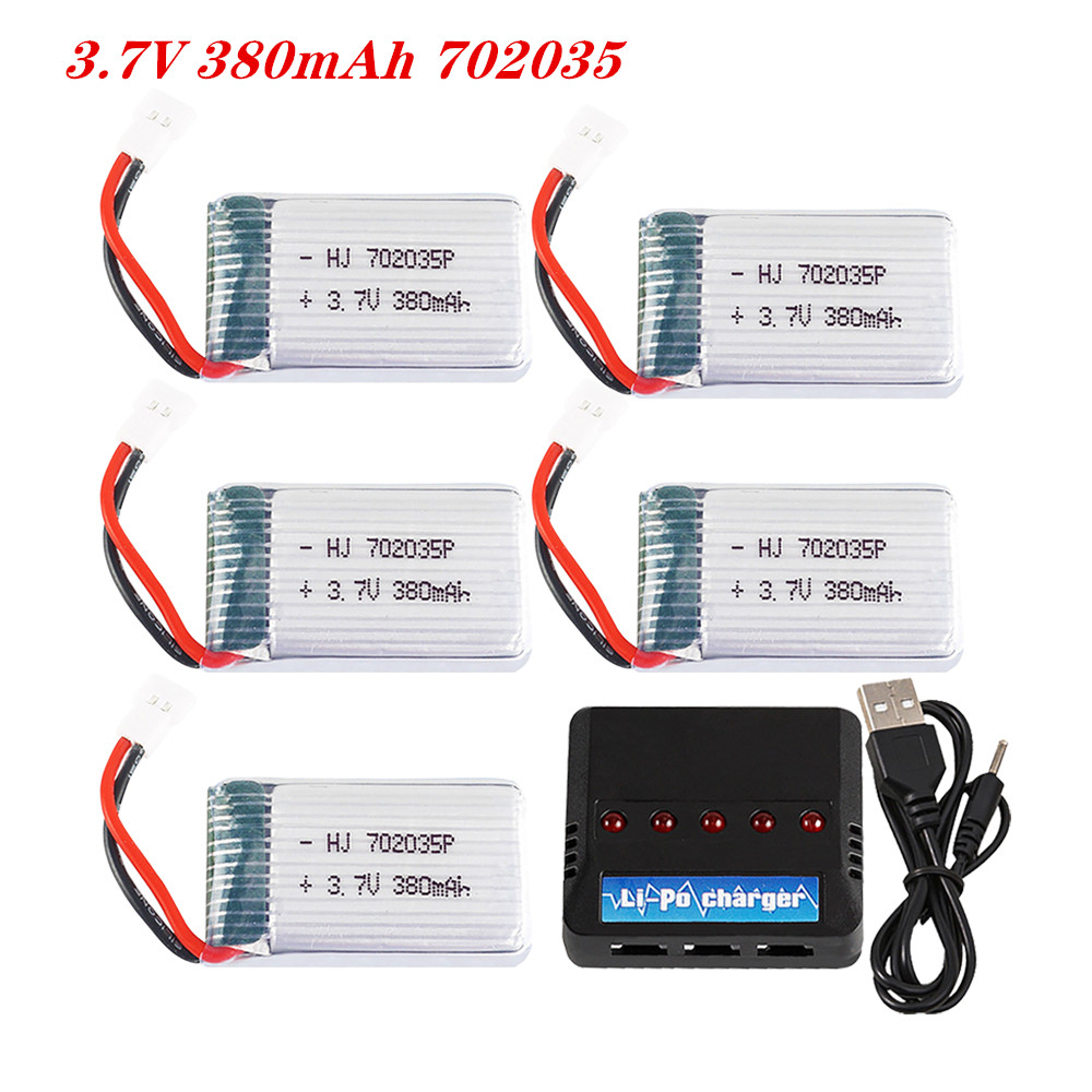 Rc Hobby & Maskinservice I Eskilstuna - 3.7v 380mah 702035リポバッテリー充電式バッテリー充電器hubsan X4 H107 H107L