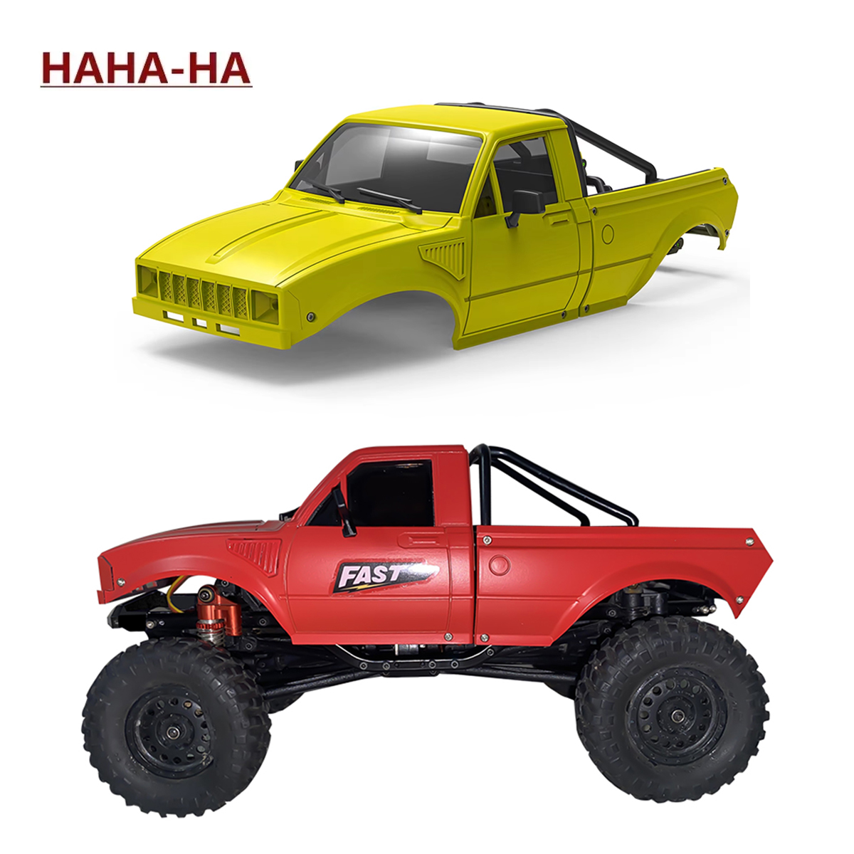 Body Shell Rc - IR60-24 133mmホイールベース ピックアップ ハードボディシェル 1/24 RCクローラー