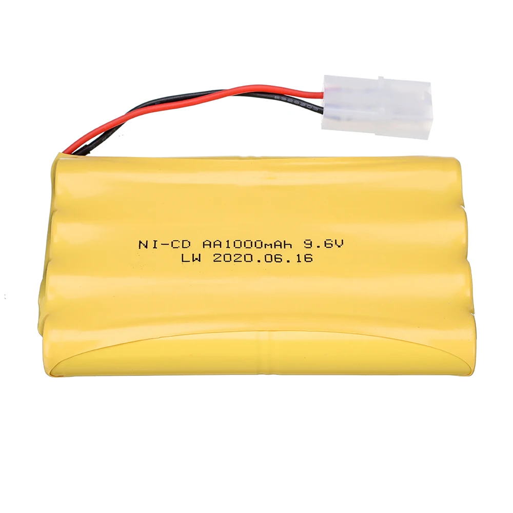 9.6V 1000mAh Ni-CD AA充電式バッテリー  - Rc Hobby Model のレビューと価格
