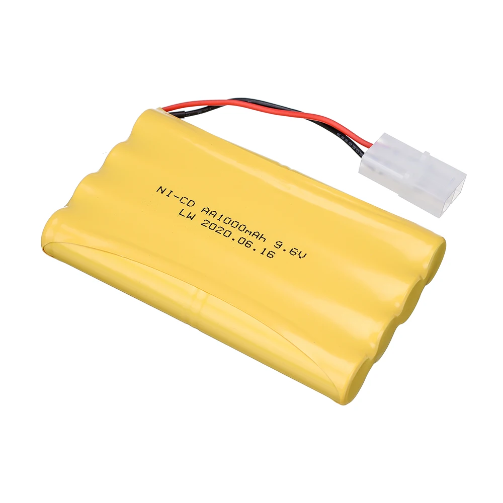 9.6V 1000mAh Ni-CD AA充電式バッテリー  - Rc Hobby Model のレビューと価格