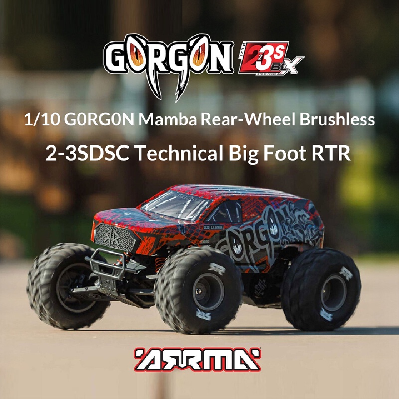 アーマ ゴーゴン RTR ブラシレス RCカー 1/10スケ - Rc Hobby Plus のレビューと価格