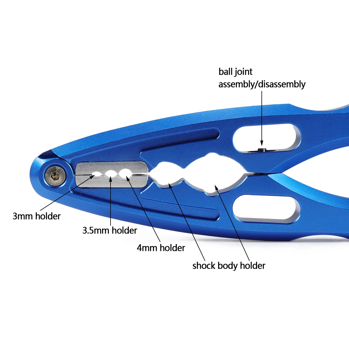 アルミ CNC プライヤーピボットボール分解ツールショックボ - Body Shell Rc のレビューと価格