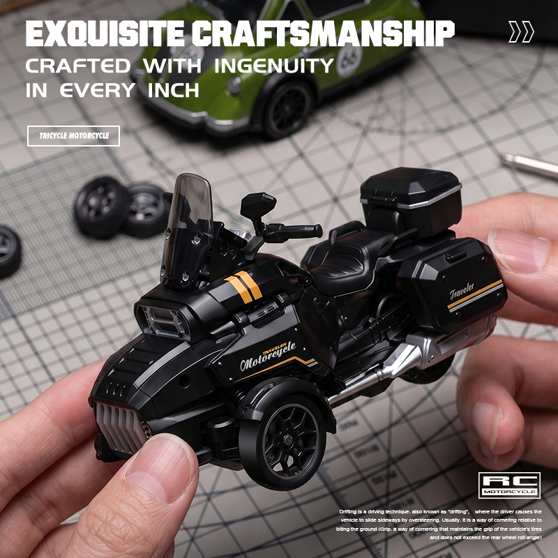 1:43 RC ドリフト三輪オートバイ 15KM/H 高速  - Rc Drift Car Brushless のレビューと価格