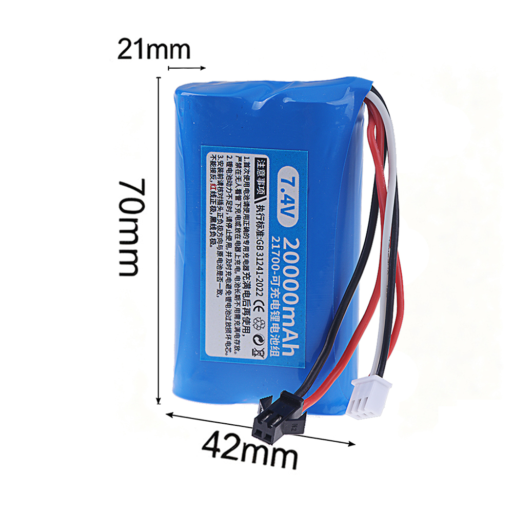 2S1P 21700 充電式リチウムバッテリー 20000m - Rc Hobby & Maskinservice I Eskilstuna のレビューと価格