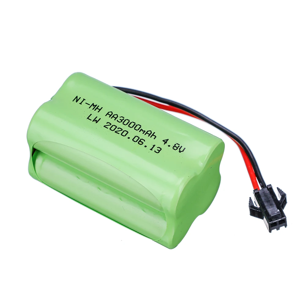 4.8V 3000mAh充電式バッテリーと充電器、RCボート - Rc Hobby Model のレビューと価格