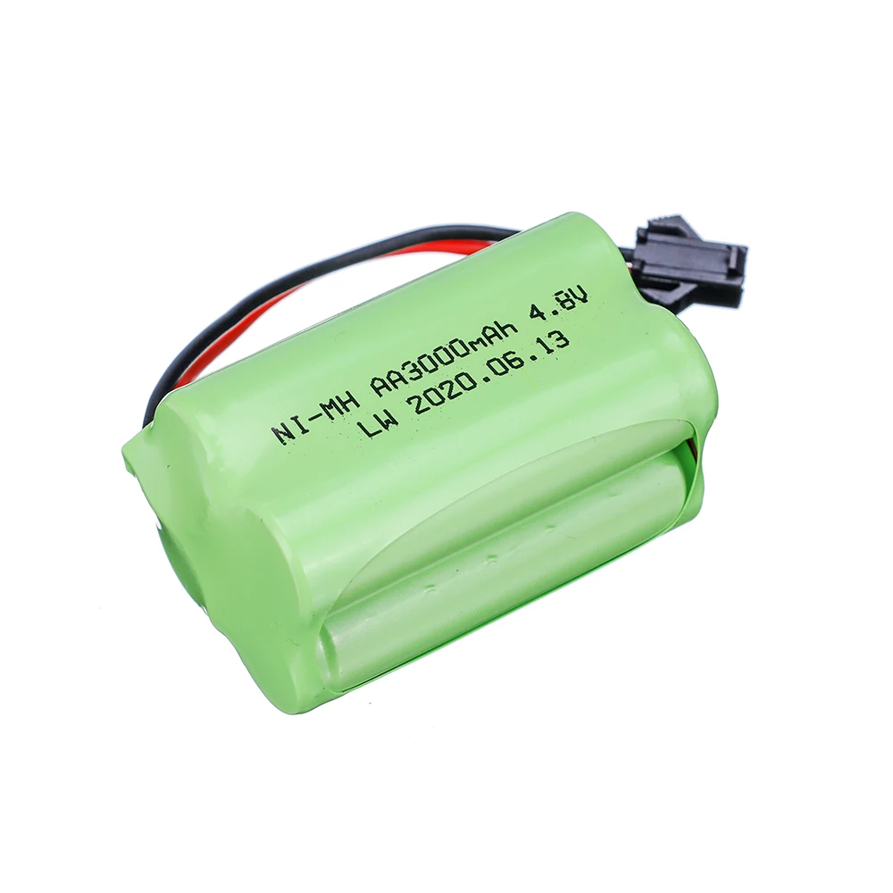 4.8V 3000mAh充電式バッテリーと充電器、RCボート - Rc Hobby Model のレビューと価格