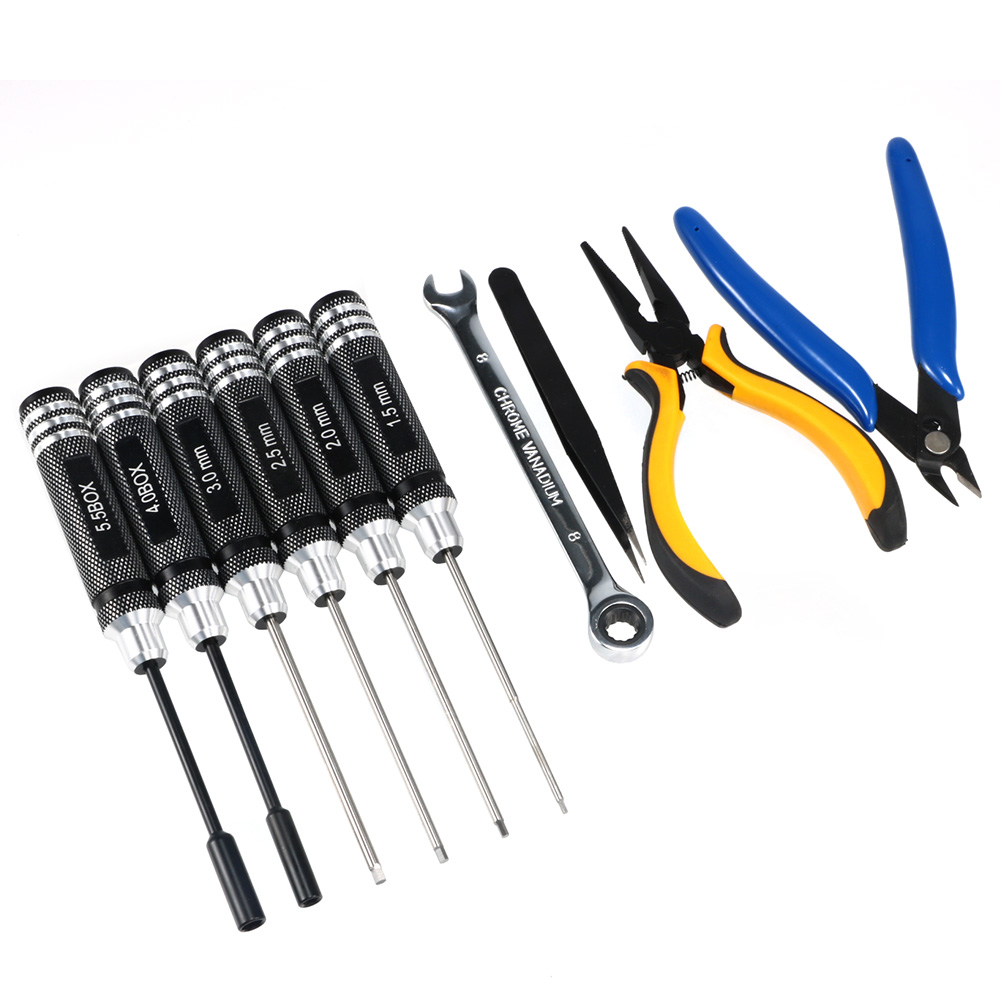 10個入り 10in1 FPVドローンRCツールキット 精密 - Hobby Rc Quadcopters & Multirotors のレビューと価格
