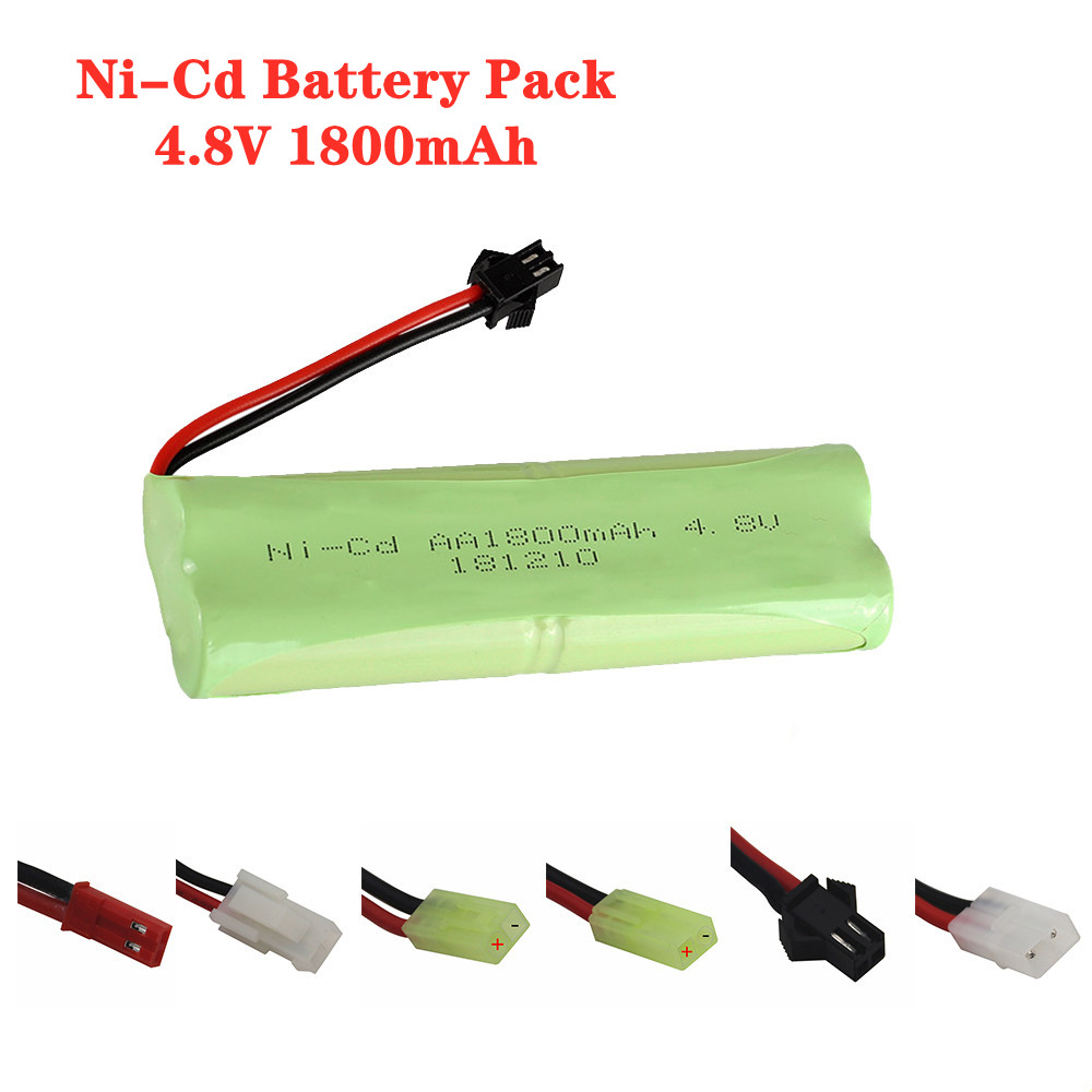 リモコン玩具用充電式リチウム電池,4.8v,1800mah, - Rc Hobby Model のレビューと価格